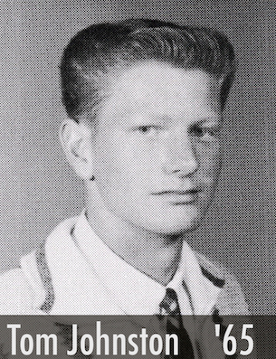 Photo of Tom Johnston from the 1965 NU Yearbook